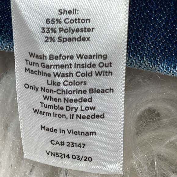 TALBOTS Sculpt Straight Leg Denim Jean Blue Size 4 - Picture 8 of 8